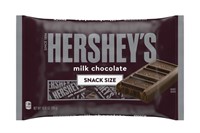 HERSHEY'S Milk Chocolate Snack Size 10oz EXP 06/24