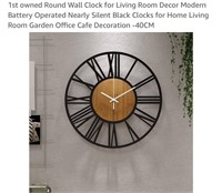 1st owned Round Wall Clock for Living