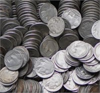 Lot of 100 RD Buffalo / Indian Head Nickels