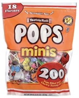 200ct Tootsie Roll Pops Mini Lollipops 18 Flavors