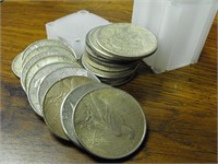 (20) Assorted Peace Dollars