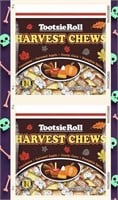 2 Tootsie Roll Harvest Chews 11.5oz Packs NEW