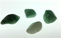 4 green Aventurine medium tumble stones