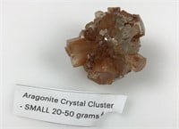 Aragonite crystal cluster