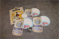 Olympia posters and mug