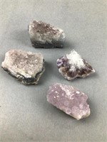 Amethyst crystal clusters