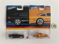 2 Hot Wheels série Porsche 911 et 944, neufs