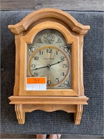 Danial Dakota Oak Tempus Fugit Oak Wall Clock