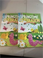 Springtime Celebration 2pk Coloring Activity Books