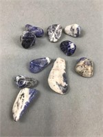 10 count Tumbled Sodalite stones