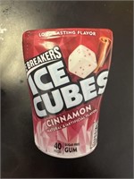 40pc IceBreakers ICE CUBES Cinnamon SugarFree Gum
