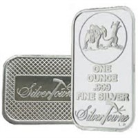 1 oz. Prospector Silver Bar -.999 Pure