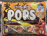 72ct Tootsie Roll Pops Lollipop Suckers AsstFlavor