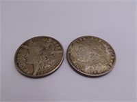 (2) 1921 Morgan Silver Dollar Coins