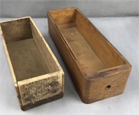 Cheese box & wood oak drawer