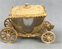 Antique plastic carriage cake topper