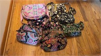 8 Vera Bradley cloth, purses, bags, pocketbooks