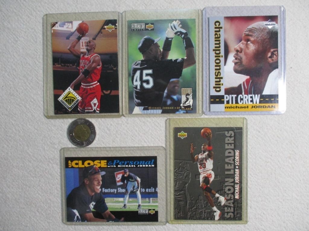 5 Cartes de Michael Jordan
Upper Deck Basketball