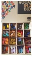 $35 Rocks In A Box 64ct Soy Wax Crayons NEW