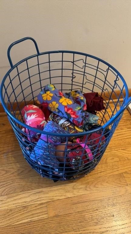 Wire basket of about 25 pairs of LulaRoe