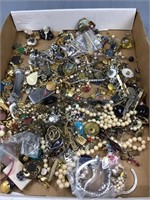4 pounds unsorted, costume, jewelry, and other
