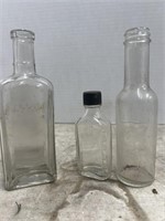 Vintage Glass bottles