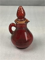 Vintage Avon ruby, red strawberry bottle