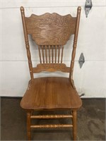 Vintage Melasia Wooden Chair
