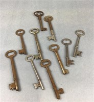 10 count skeleton keys