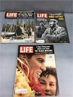 Large life magazine, April, March, and May 1963