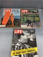 Large life magazines, October, November 8 and