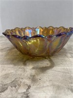 Vintage Carnival Glass Bowl