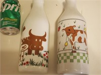 Anciennes bouteilles de lait