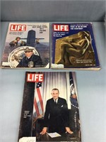 Large life magazine, March, July, and December