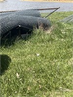 10’ x 50’ roll of chain-link fencing.