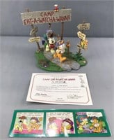 Garfield eat-a-watcha-wanna display with comic