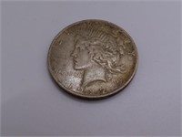 (2) 1927d PEACE Silver Dollar Coin