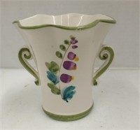 Italian hand painted vase