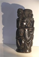 HANDCARVED AFRICAN MAKONDE-STYLE WOOD STATUE