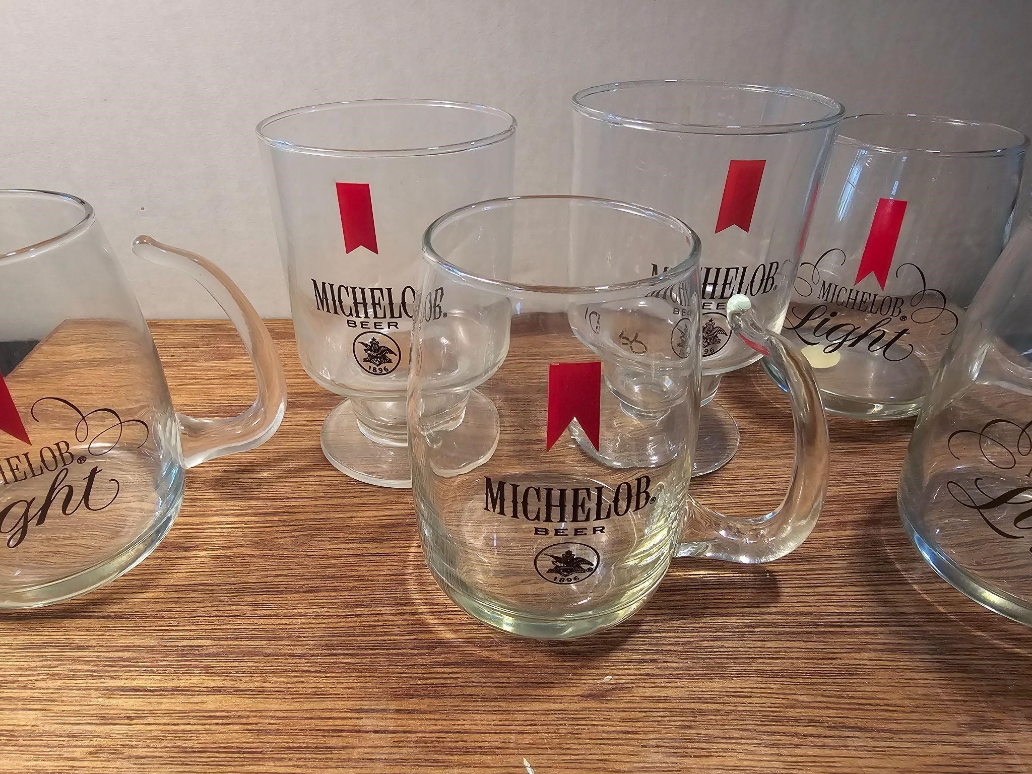 Michelob glassware