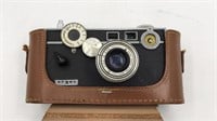 Vintage Argus Film Camera In Case W/ Range Finder