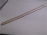 14kt Ylw Gold Rope 23" Necklace BEAUTY 11.3g