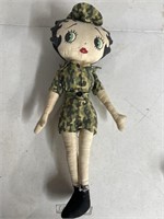 1999 Soldier Betty Boop Doll