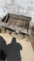 Iron wheel cart