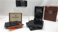 2 Vintage German Cameras: Contessa Nettel Taxo