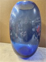 Glass Blue Vase