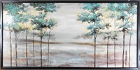 DOMINIC LECAVALIER LARGE ABSTRACT TREES DECOR ART