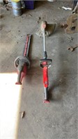 Craftsman weed-eater and hedge clippers
