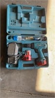 Makita drill with batteries