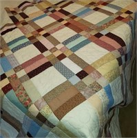 "ROAD TO ST. LOUIS KING HAND STICHED QUILT